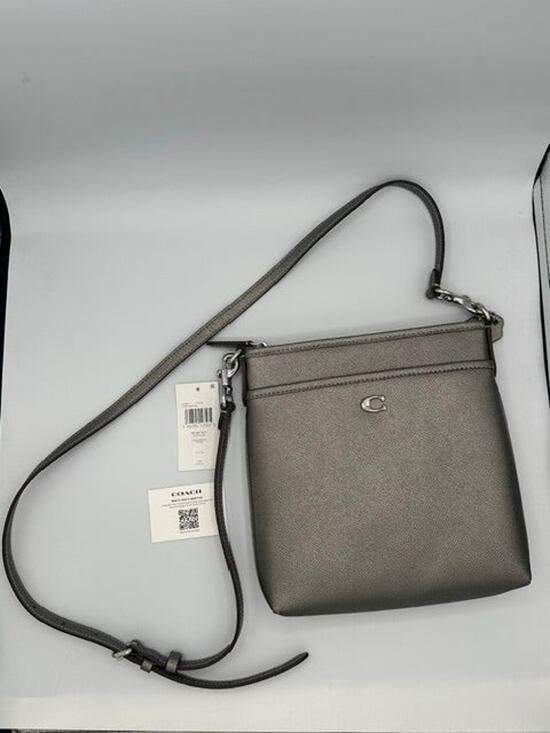 Coach Handbags - Coach Kitt Crossbody Bag Gunmetal Pewter NWT